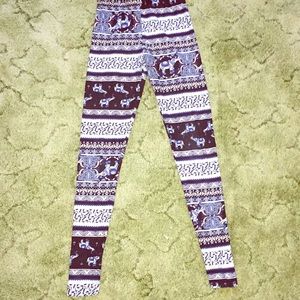 Animal printed leggings